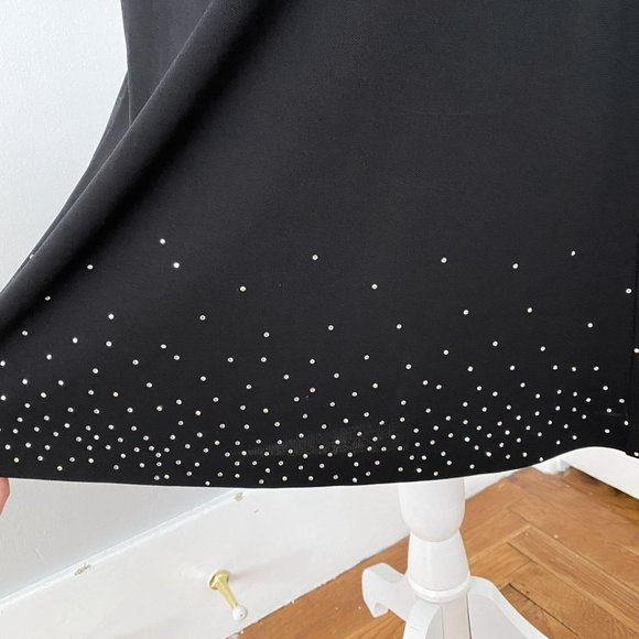 Betsey Johnson 2000s Y2K Vintage Black Midi Dress - Picture 6 of 12